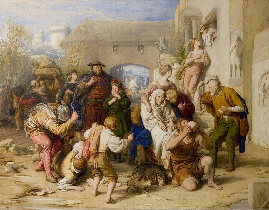 the seven ages of man painting