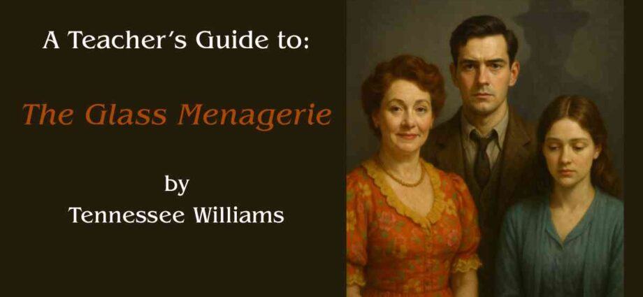Slide showing characters in "The Glass Menagerie
