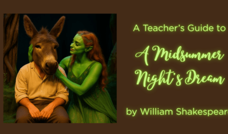Image of bottom and Titania from A Midsummer Night's Dream