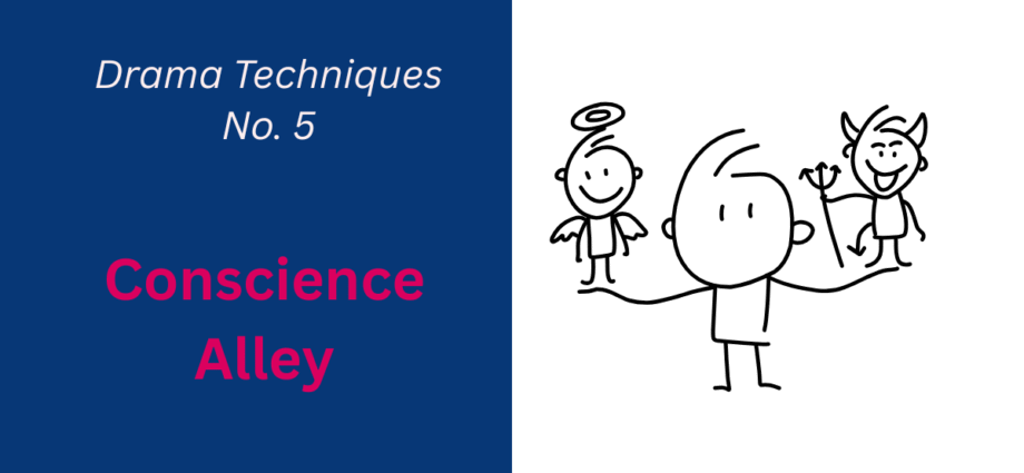 Featured image title slide for Conscience Alley
