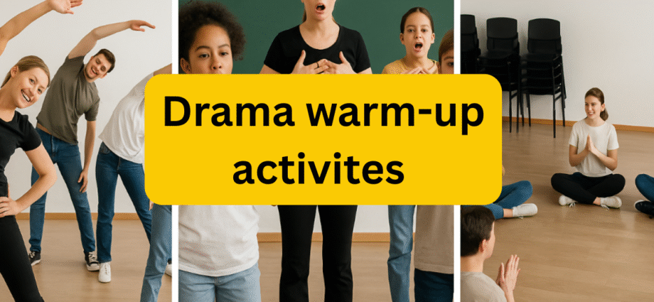 title graphic showiwg drama warm-up activities